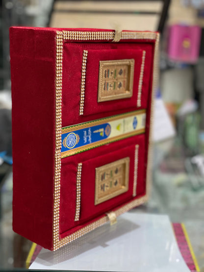 Quran Kareem - Kanzul Iman_Khazain ul Irfan (KI-19 Red Box)