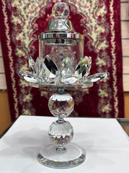 Charcoal Incense Burner Glass Large (8-16)